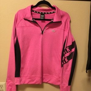 Pink brand quarter zip